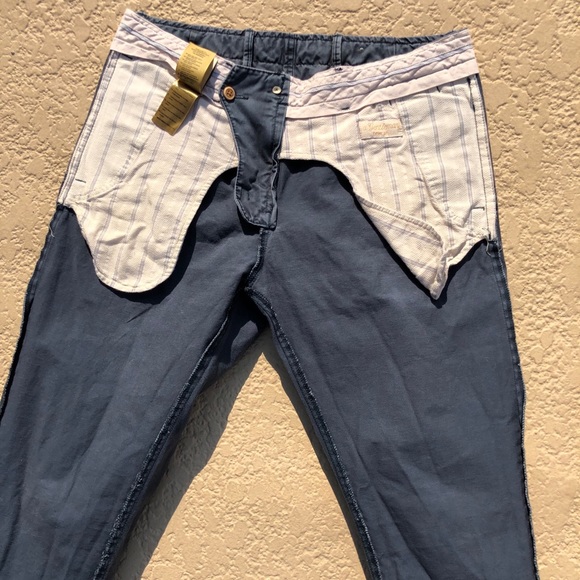 Scotch & Soda Warren Chinos Navy Blues flood cut - Picture 9 of 12